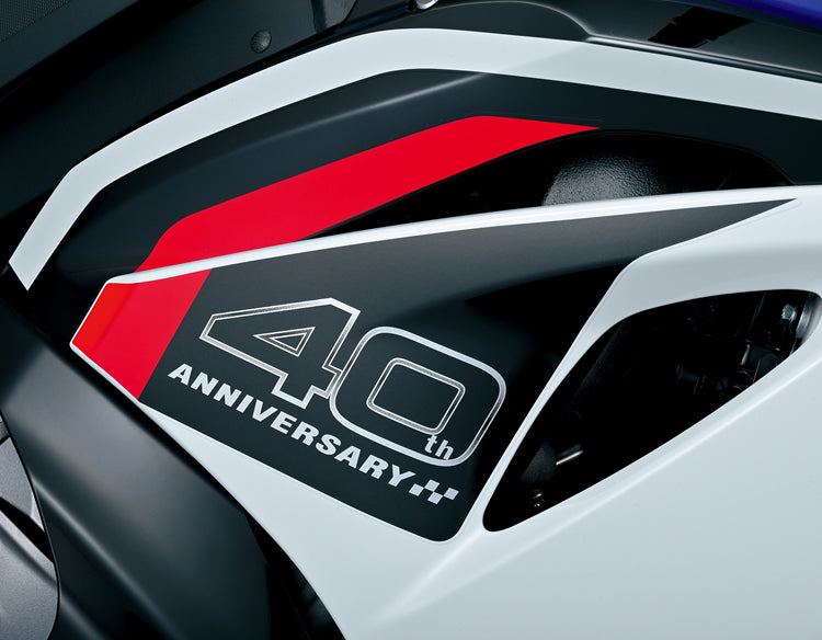 Load image into Gallery viewer, 2027 Suzuki GSX-R 1000 R 40th Anniversary Edition - Pearl Vigor Blue/Pearl Tech White