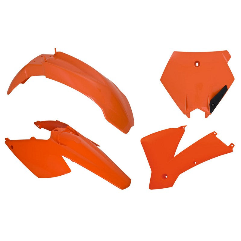 Load image into Gallery viewer, PLASTICS KIT RTECH 4 PIECE ORANGE KTM EXC SX EXC-F SX-F
