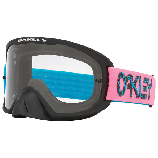 O-Frame 2.0 Pro MX Goggle 2-Stroke - Blue/Pink with Clear Lens