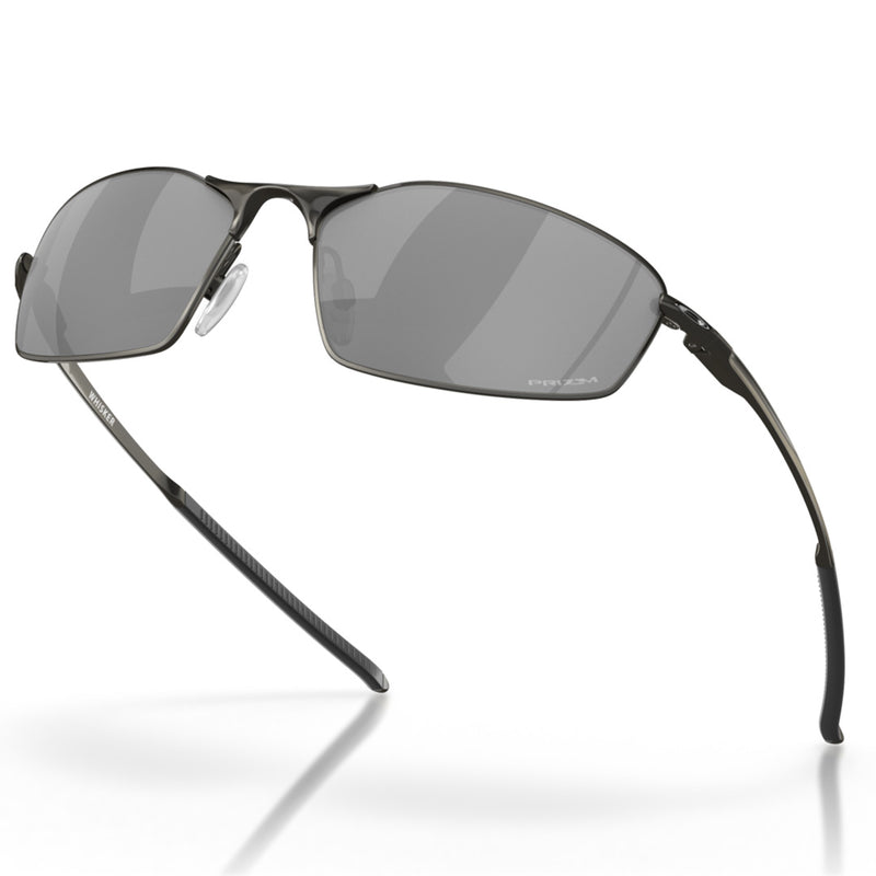 Load image into Gallery viewer, 0OO414141410160 Oakley Whisker Sunglasses Carbon Frame with PRIZM Black Lens
