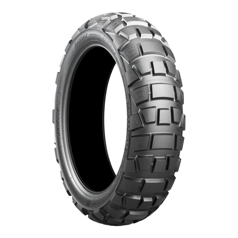 Load image into Gallery viewer, Bridgestone AX41 460-18 Rear Tubeless Adventure Tyre (63P)
