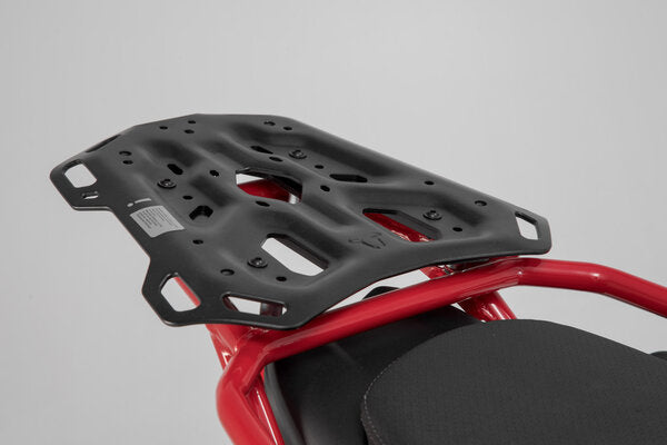 Load image into Gallery viewer, REAR CARRIER SW MOTECH ADVENTURE RACK MOTO GUZZI V85 TT 19-23
