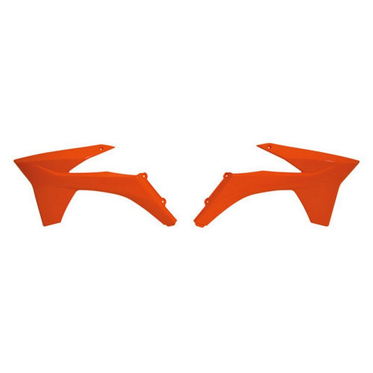 RADIATOR SHROUDS RTECH ORANGE KTM EXC SX EXCF SXF