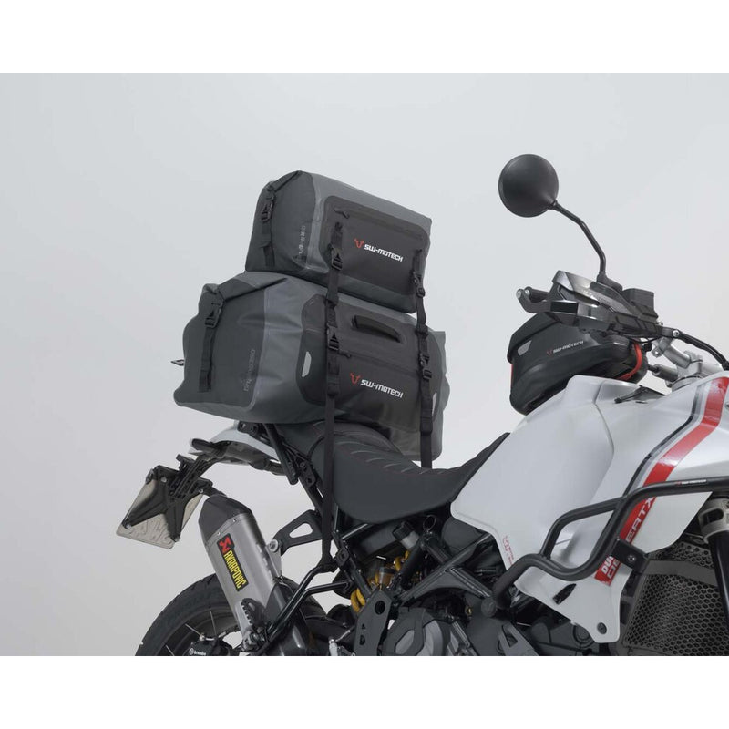 Load image into Gallery viewer, TAIL BAG SW MOTECH DRYBAG 60 LITRE WEATHERPROOF GREY BLACK
