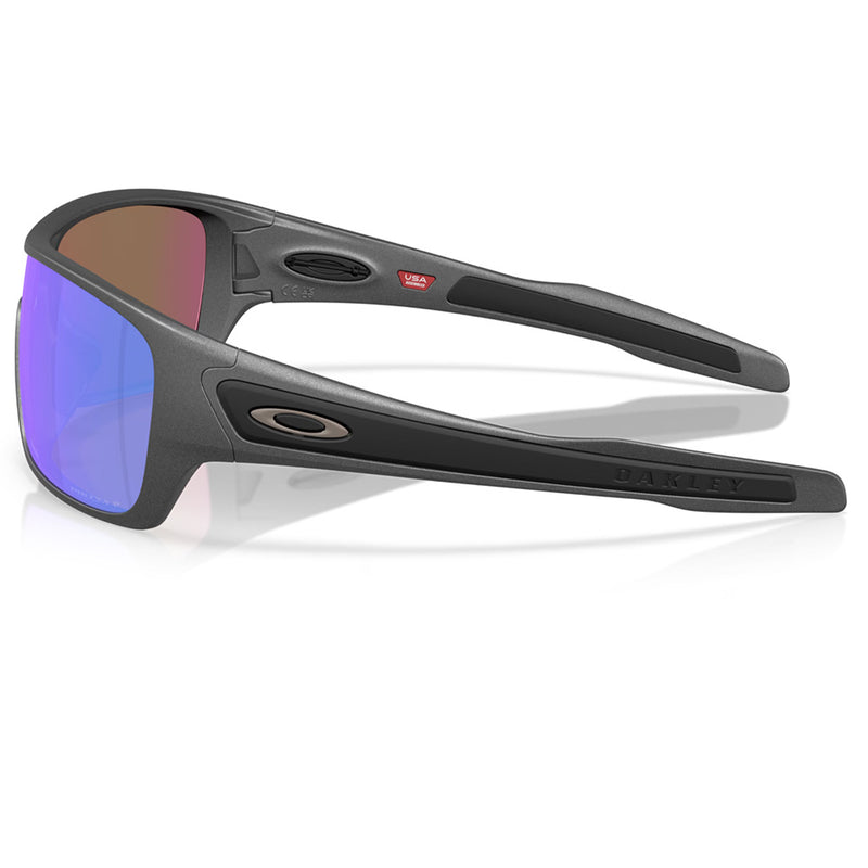 Load image into Gallery viewer, 0OO9307-3132 Oakley Turbine Rotor Sunglasses Matte Steel Frame with PRIZM Violet Polarized Lens
