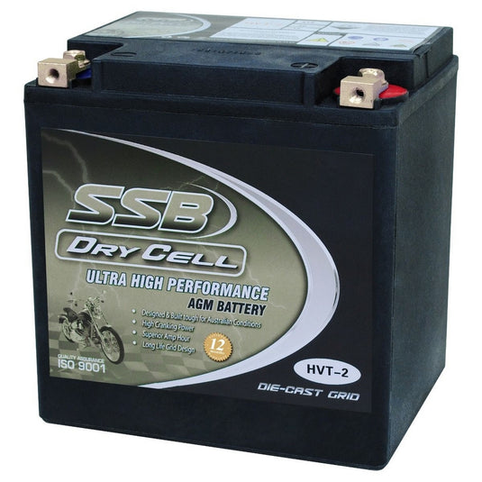 MOTORCYCLE AND POWERSPORTS BATTERY AGM 12V 30AH 515CCA BY SSB ULTRA HIGH PERFORMANCE  DRY CELL