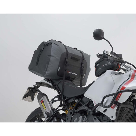 TAIL BAG SW MOTECH DRYBAG 60 LITRE WEATHERPROOF GREY BLACK