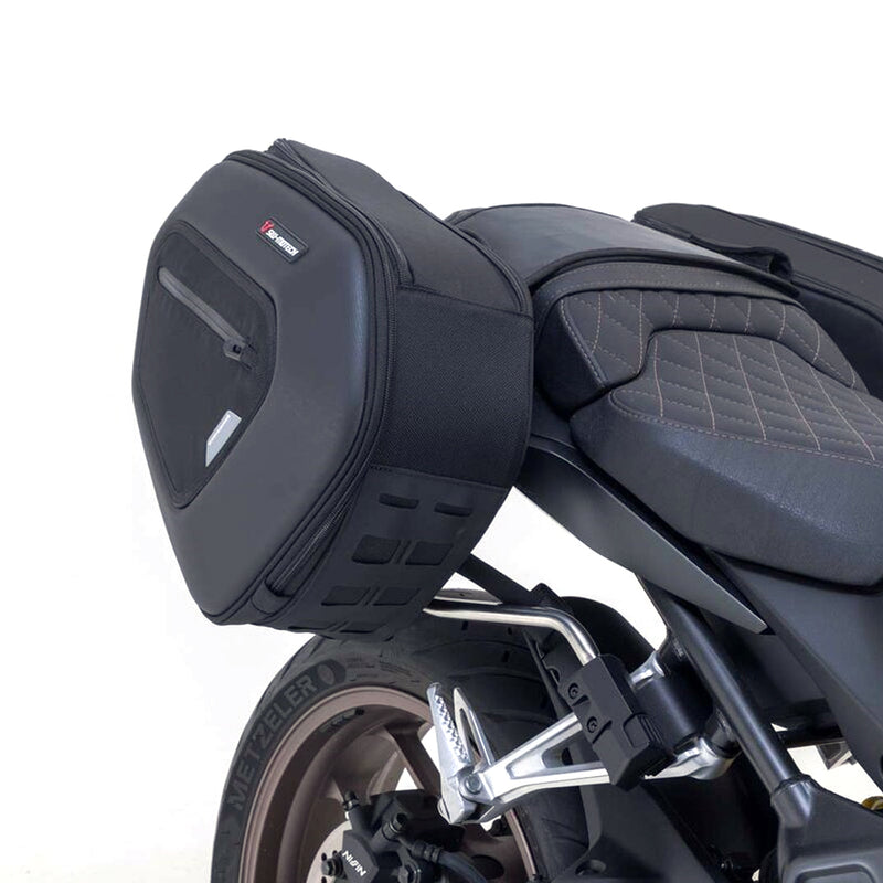 Load image into Gallery viewer, SW MOTECH PRO BLAZE SADDLEBAGS PRO SET HIGH HONDA CB650R CBR650R 18-ON
