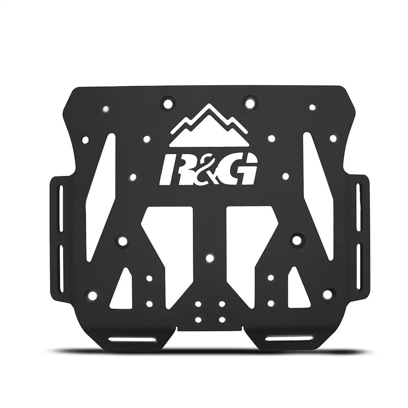 Load image into Gallery viewer, R&amp;G Rack Plate for Kawasaki KLR 650 22- Black
