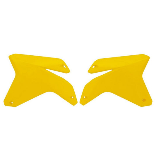 RADIATOR SHROUDS RTECH YELLOW SUZUKI RMZ450 05-06