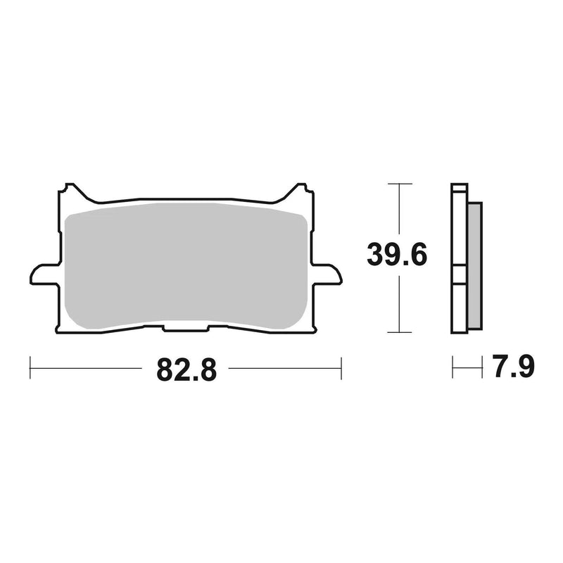 Load image into Gallery viewer, Brembo Prime Sinter Front Brake Pads 07HO62SA
