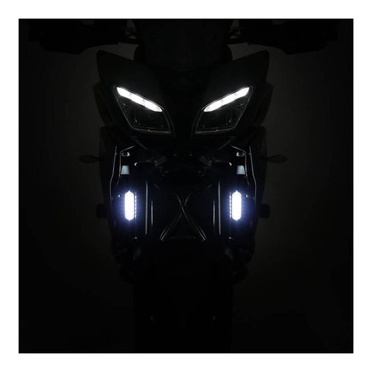 Denali DRL White Day Running Lights with Offset Mount Kit - Pair