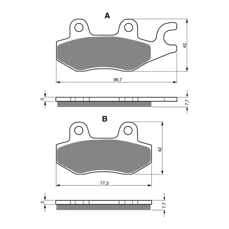 Load image into Gallery viewer, GOLDfren Brake Pads - K5 Off-Road Racing
