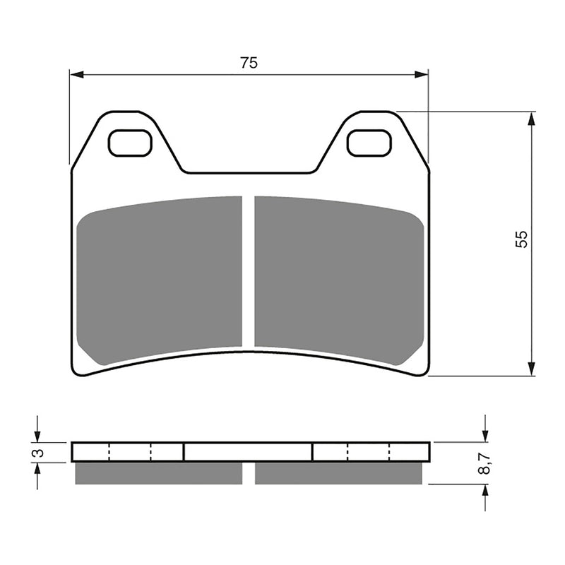 Load image into Gallery viewer, GOLDfren Brake Pads - S3 Sintered Sports
