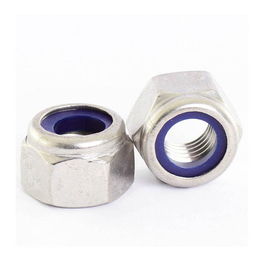 Whites Nut Nyloc - 6 x 1.0mm (50 Pack)