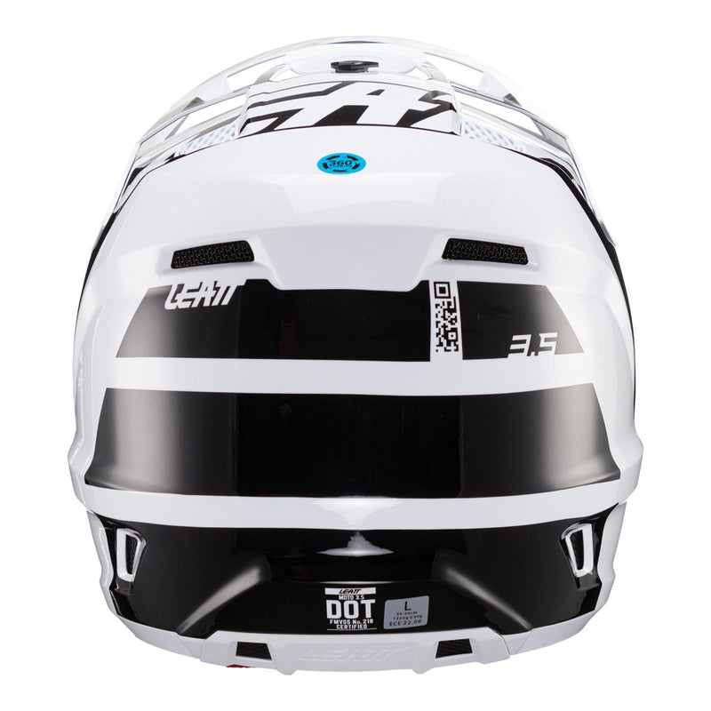 Load image into Gallery viewer, Leatt 2024 3.5 Helmet &amp; Goggle Kit - Black / White
