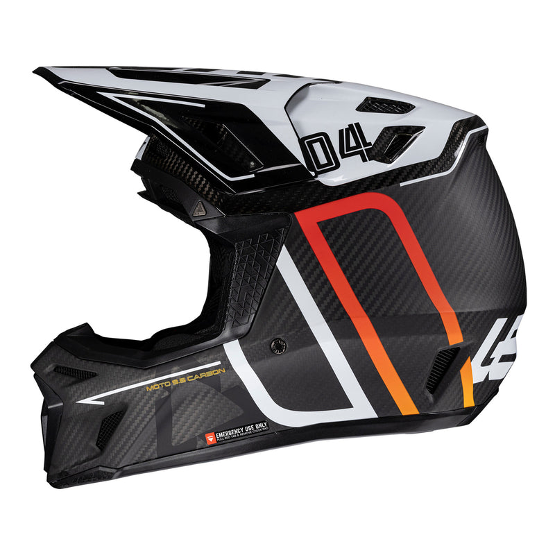 Load image into Gallery viewer, Leatt 2025 9.5 Helmet Kit - Carbon / White
