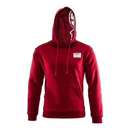 Leatt Core Hoodie - Ruby