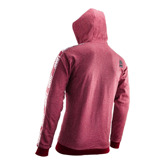 Leatt Premium Zip-Hoodie - Ruby