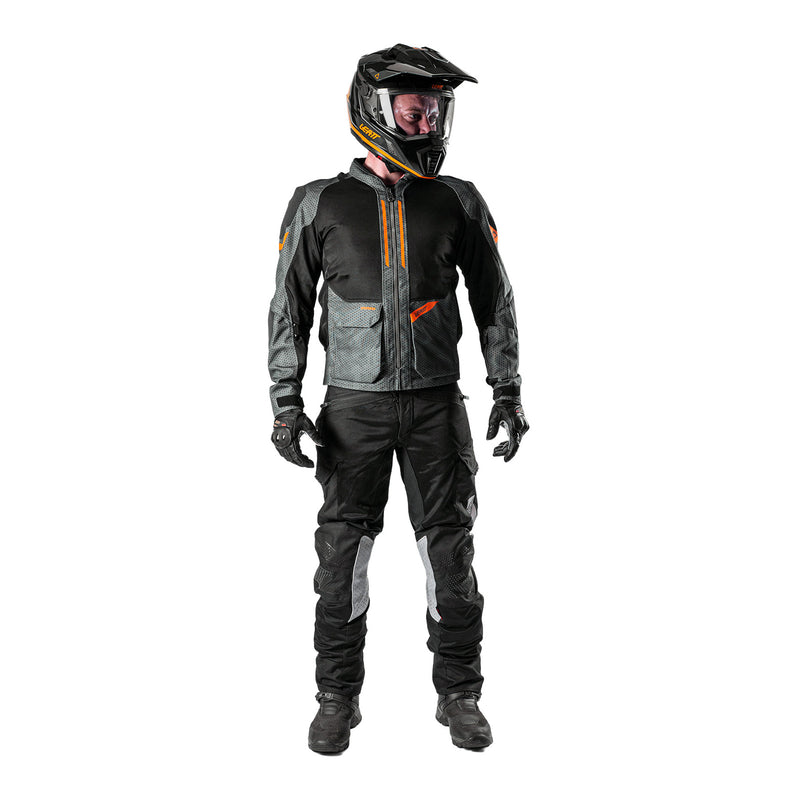 Load image into Gallery viewer, Leatt 4.5 ADV FlowTour Jacket (Short) - Iron Grey
