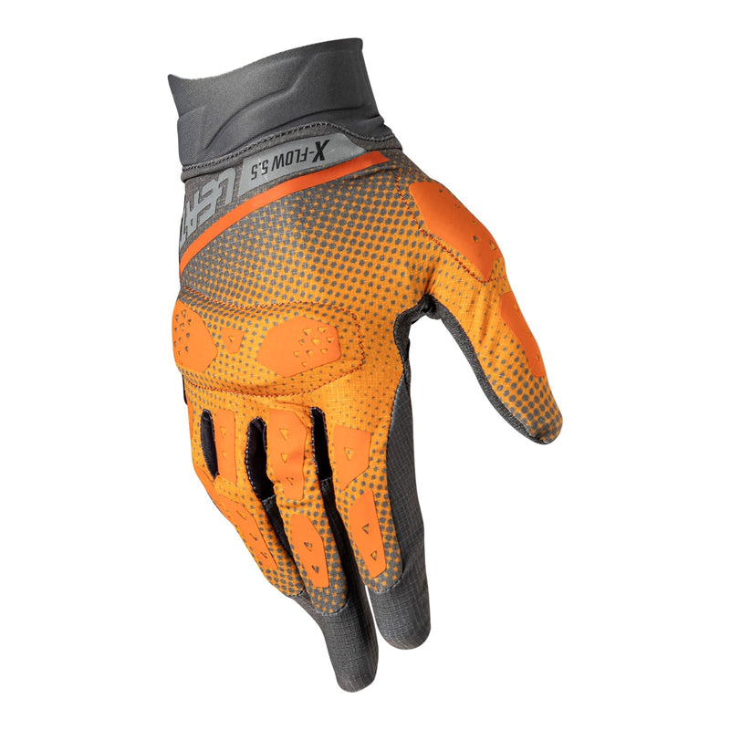 Load image into Gallery viewer, Leatt 5.5 ADV X-Flow Glove (Short) - Orange
