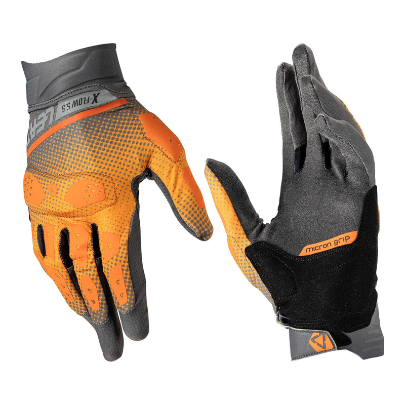 Load image into Gallery viewer, Leatt 5.5 ADV X-Flow Glove (Short) - Orange
