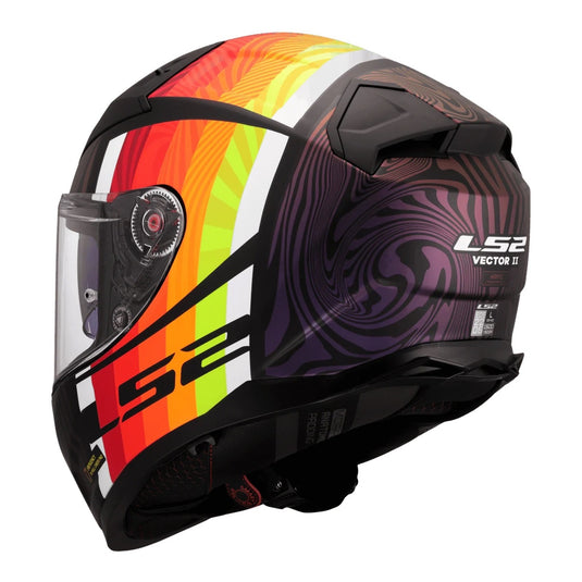 LS2 FF811 Vector II Freedom Helmet  - Matte Black / Chameleon