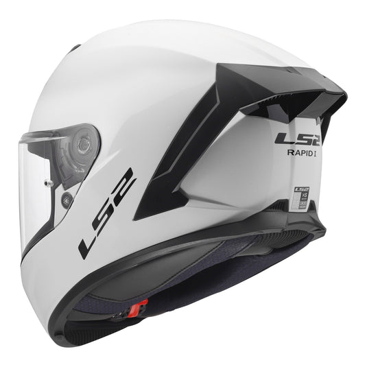 LS2 FF820 Rapid III Solid Helmet - Gloss White