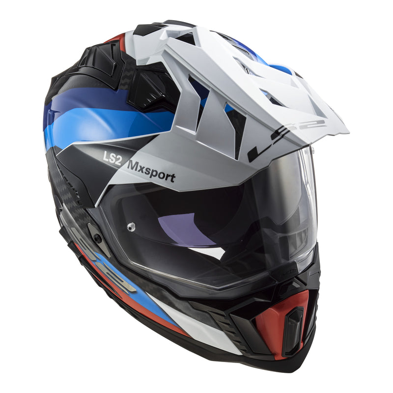 Load image into Gallery viewer, LS2 MX701C Explorer Carbon Frontier - Blue / Black 06
