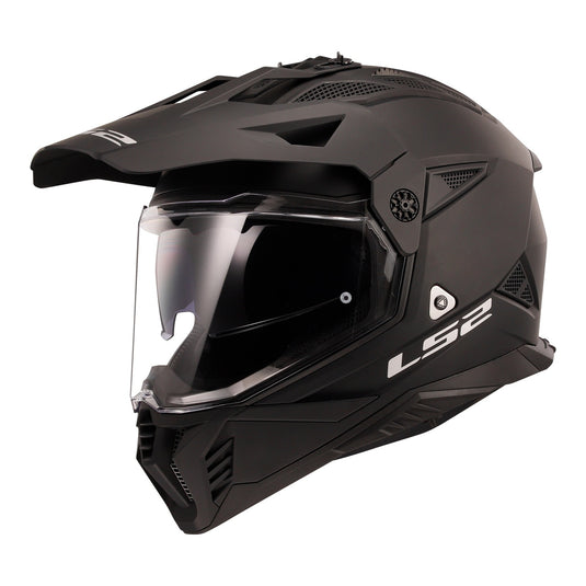 LS2 MX702 Pioneer II Helmets - Matte Black 06