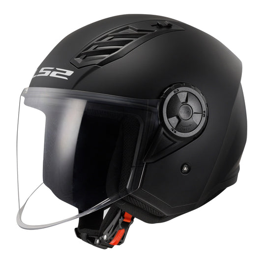 LS2 OF616 Airflow II Helmets - Matte Black 06