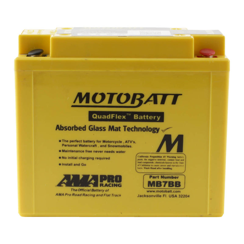 Load image into Gallery viewer, Motobatt Battery Quadflex AGM - MB7BB
