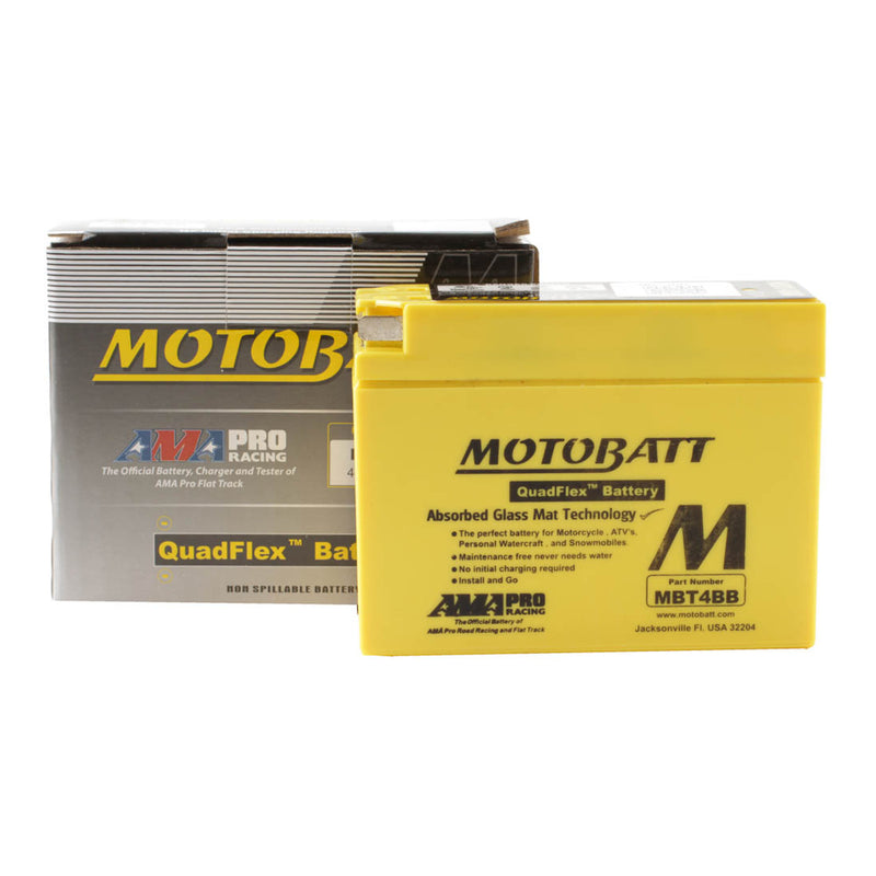 Load image into Gallery viewer, Motobatt Battery Quadflex AGM - MBT4BB

