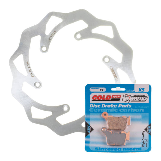 Brake Disc & Pad Rear Kit - KTM 250 SX-F '05-'24 - Wave