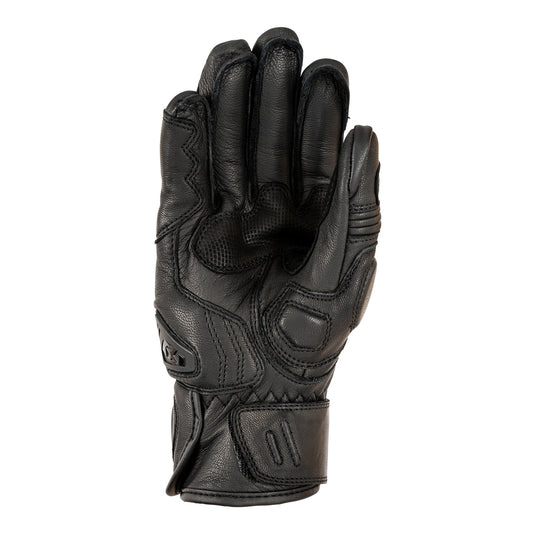 Oxford Cypher 1.0 Short Leather Men's Glove - Stealth Black