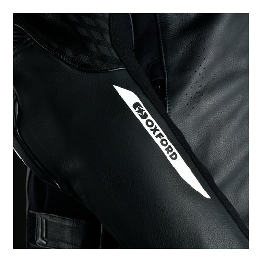 Oxford Nexus 1.0 Leather Men's Jacket - Stealth Black