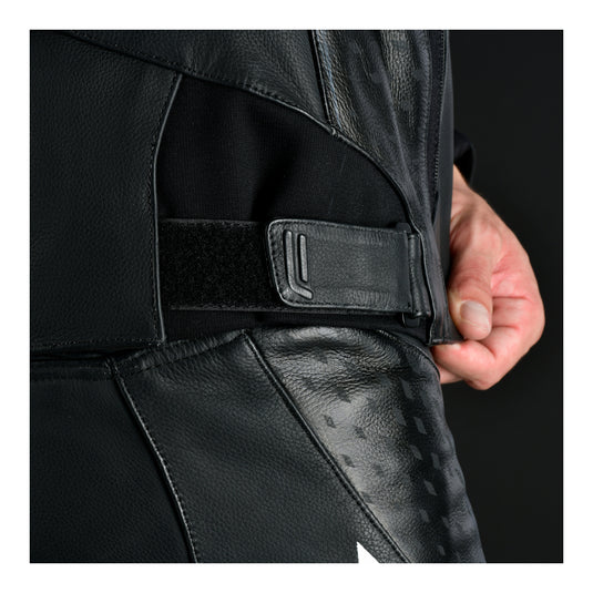 Oxford Nexus 1.0 Leather Men's Jacket - Stealth Black