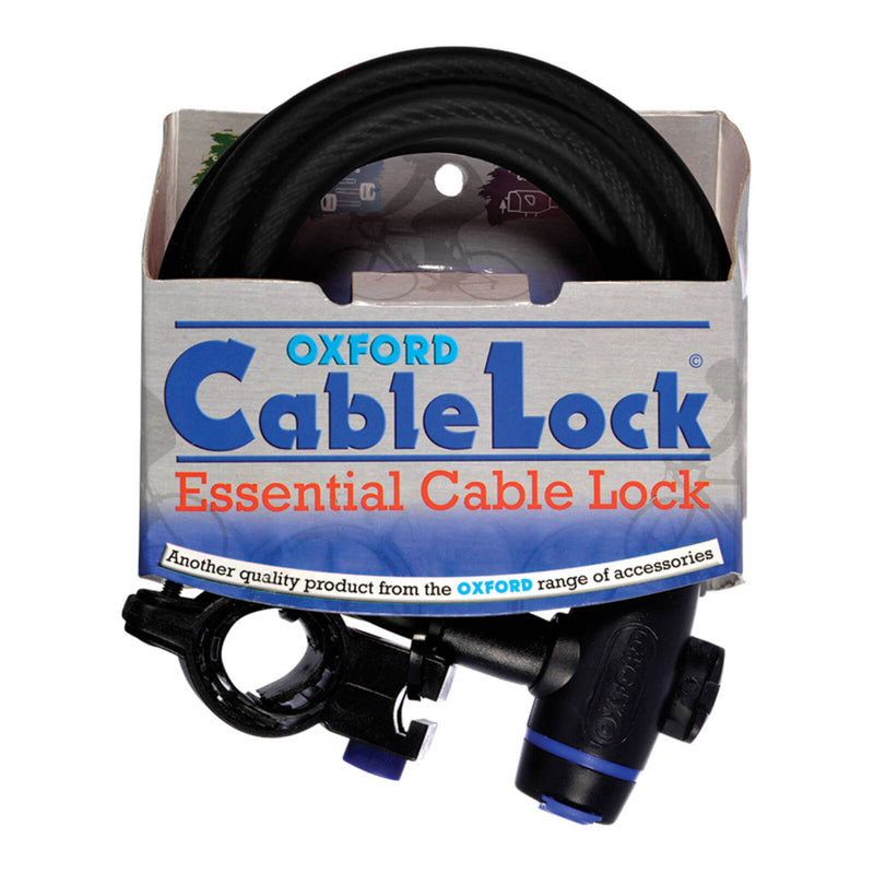 Load image into Gallery viewer, Oxford Cable Lock - 1.8m x 12mm (Smoke)

