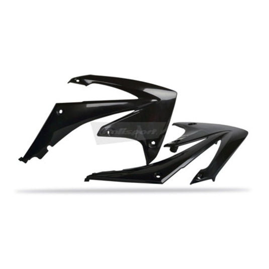 Polisport Radiator Scoops Honda CRF250R ('10-'13) / CRF450R ('09-'12) - Black