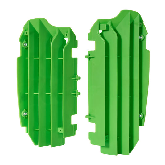 Polisport Radiator Louvers Kawasaki KX250F ('13-'16) - Green