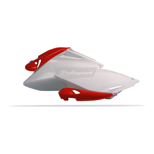 Polisport Side Panels Honda CRF250R ('06-'09) - White / Red