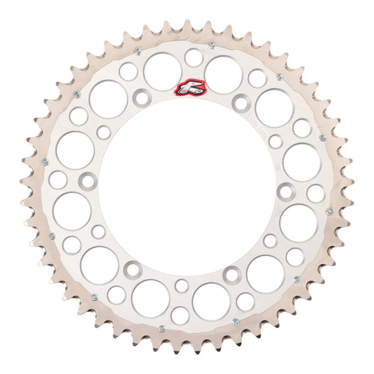 Renthal Sprocket Twinring Silver 48T Bi-Metal Grooved