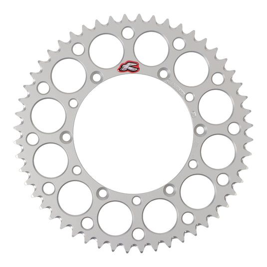 Renthal Sprocket Rear Silver 52T Alloy 7075 T6 Grooved