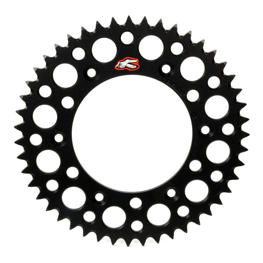 Renthal Sprocket Rear Black 54T Alloy 7075 T6 Grooved
