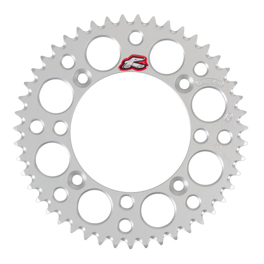 Renthal Sprocket Rear Silver 47T Alloy 7075 T6 Grooved
