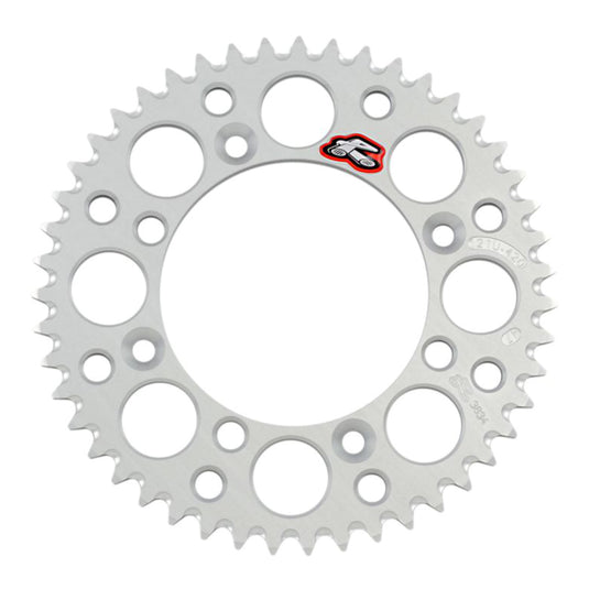 Renthal Sprocket Rear Silver 52T Alloy 7075 T6 Grooved