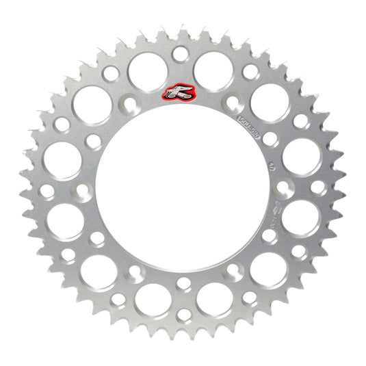 Renthal Sprocket Rear Silver 50T Alloy 7075 T6 Grooved Suzuki
