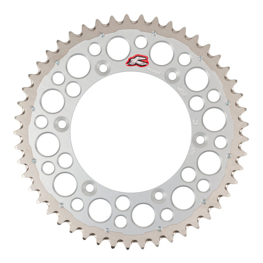 Renthal Sprocket Twinring Silver 49T Bi-Metal Grooved