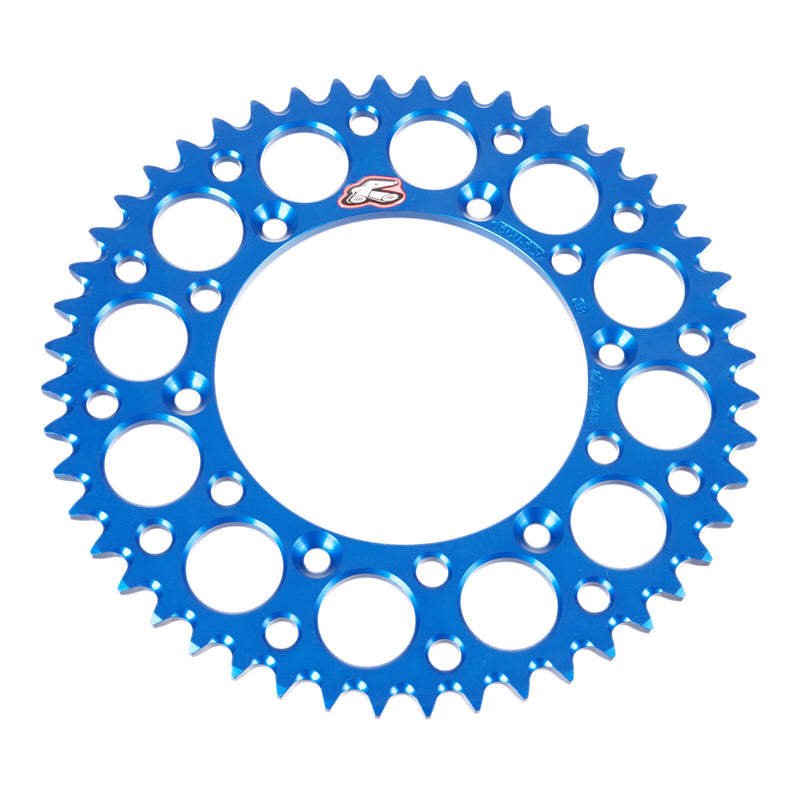 Load image into Gallery viewer, Renthal Sprocket Rear Blue 48T Alloy 7075 T6 Grooved
