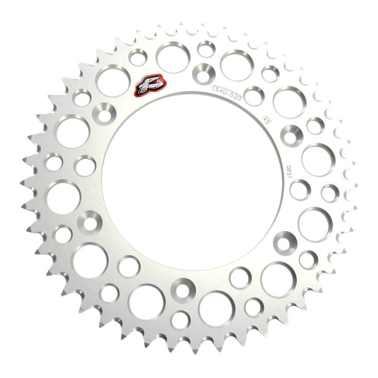 Renthal Rear Sprocket Grooved - Silver [Honda]
